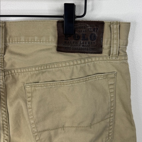 Polo Ralph Lauren 650 Straight Leg Brown Khaki Pants Jeans Men’s Size 34x30 - Picture 7 of 9